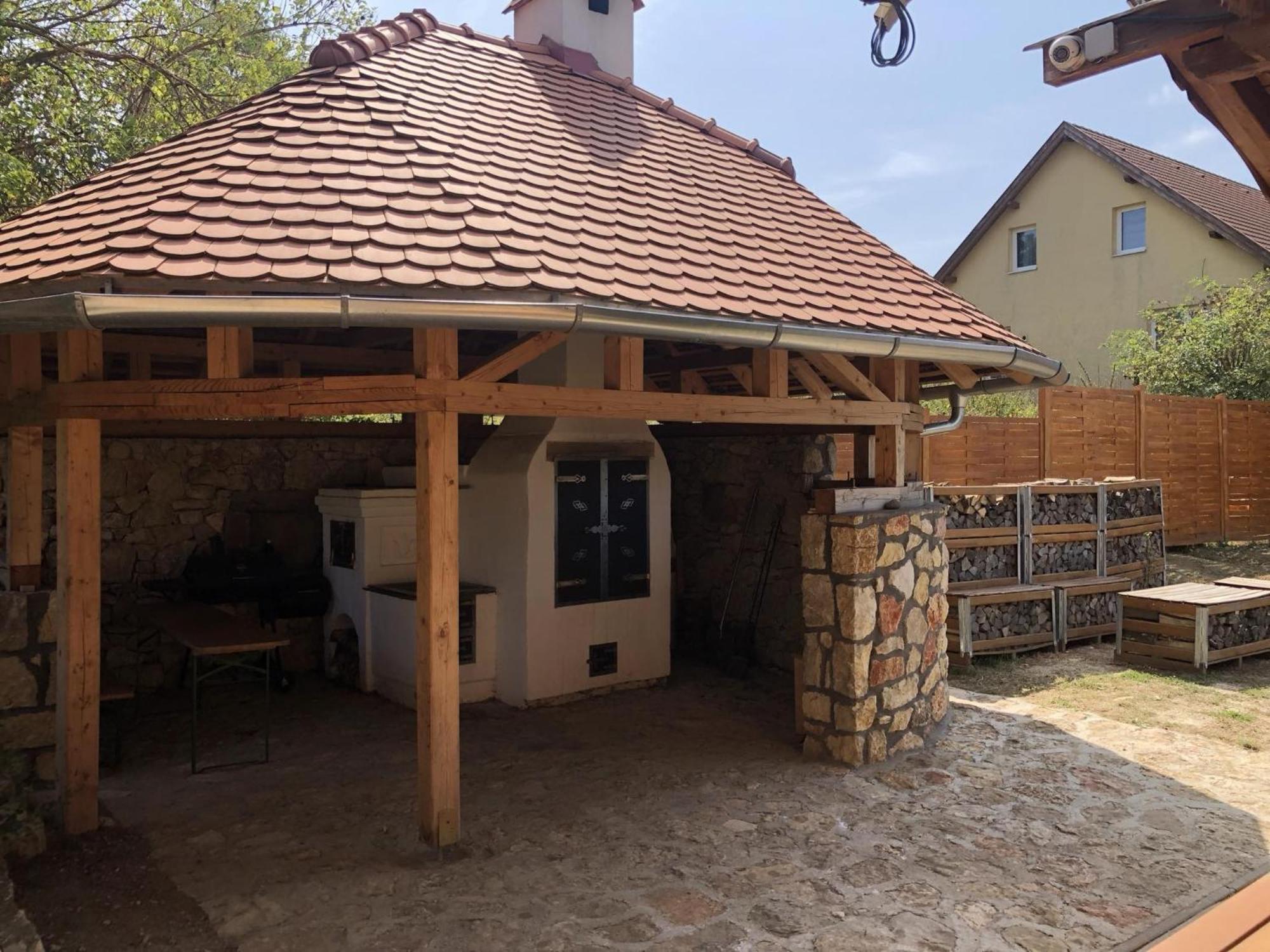 Tiszafa Vendégház Szentgál Esterno foto
